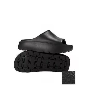 PINK Victoria's Secret Black Platform Sandals